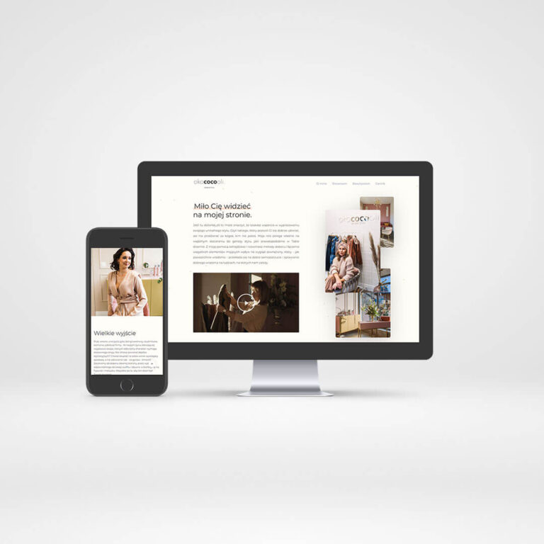Strona internetowa dla Okococooli